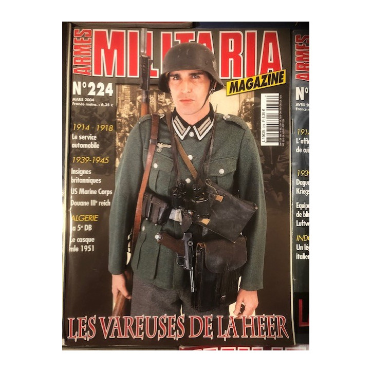 Pack Magazines Armes Militaria du No 220 à 229 et19