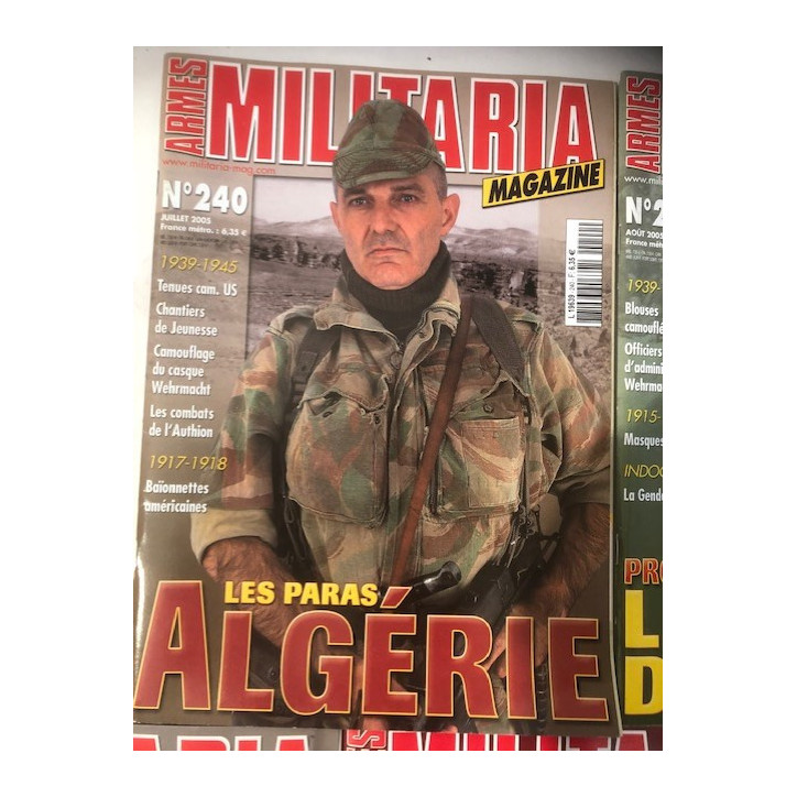 Pack Magazines Armes Militaria du No 240 à 249 et19