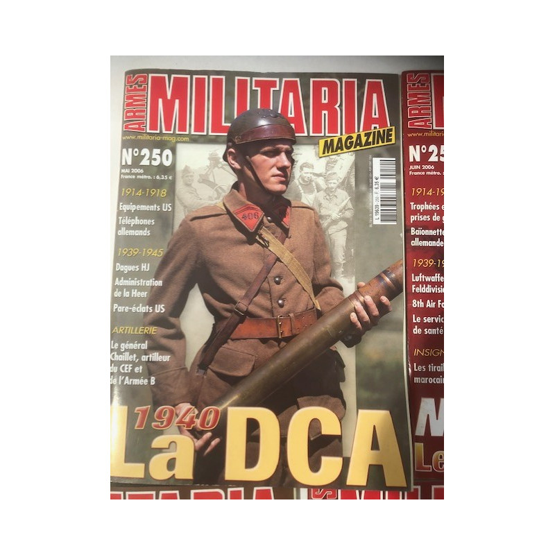 Pack Magazines Armes Militaria du No 250 à 259 et19