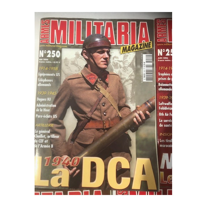 Pack Magazines Armes Militaria du No 250 à 259 et19
