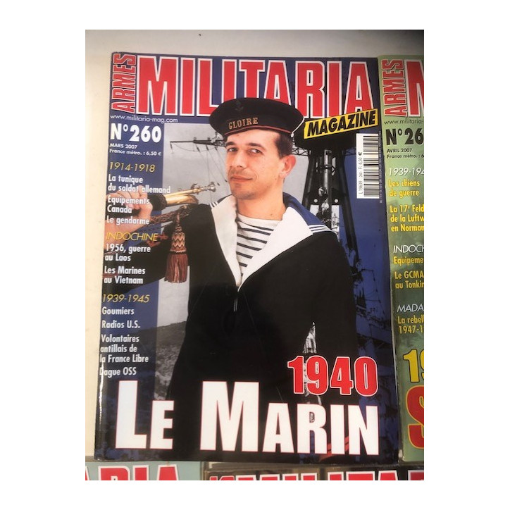 Pack Magazines Armes Militaria du No 260 à 269 et19