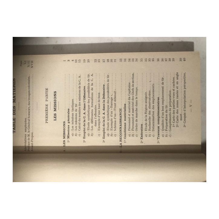 Livre Guide de l'officier mitrailleur d'accompagnement 2e Ed 1939 et18