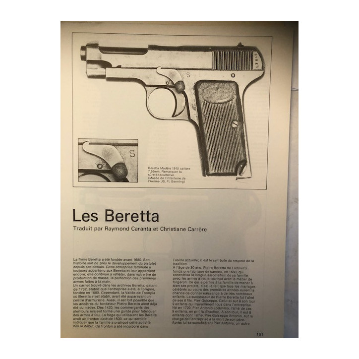 Livre Profils D'Armes Légères 9 : Les Beretta et2