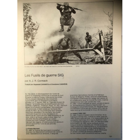 Livre Profils D'Armes Légères 10 : Les fusils de guerre SIG et2