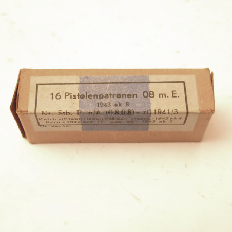 Boite vide P08 Luger ak 1943   ref c23