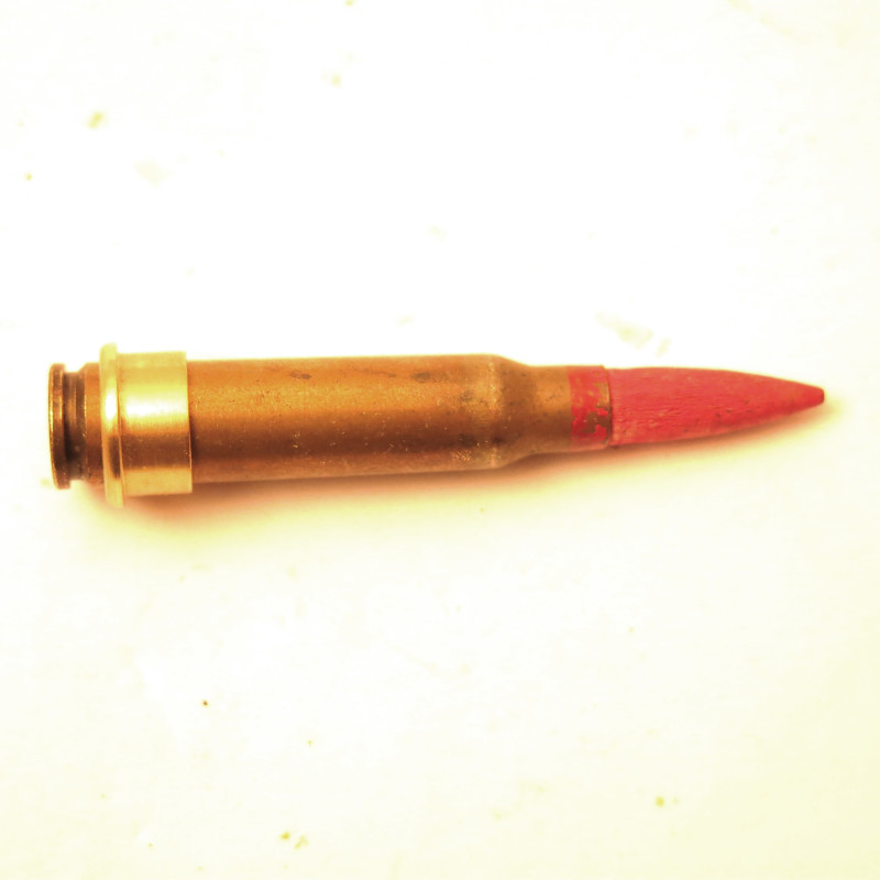 7.5 Mas balle bois rouge avec insert pour  fusil  8 mm Lebel cinema 