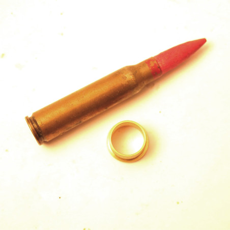 7.5 Mas balle bois rouge avec insert pour  fusil  8 mm Lebel cinema 