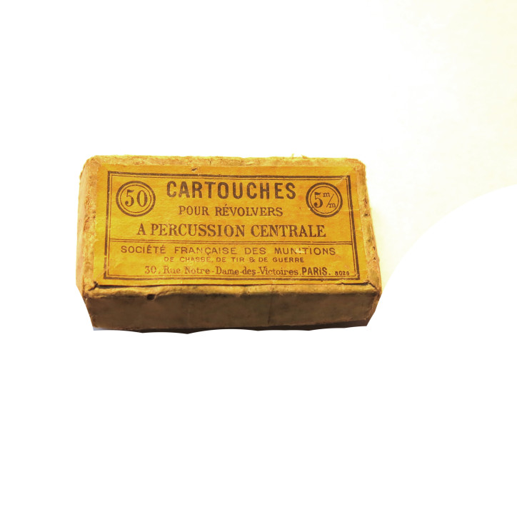 Boite vide cartouches revolver calibre 5 mm   ref c32 