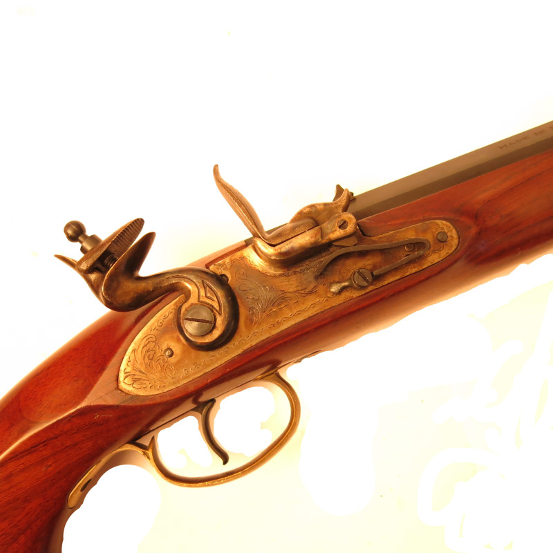 Pistolet à poudre noire Kentucky calibre 45 