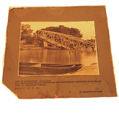 Photo souvenir 1940 combat  Waffen SS 