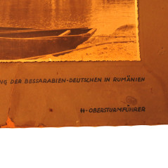 Photo souvenir 1940 combat  Waffen SS 