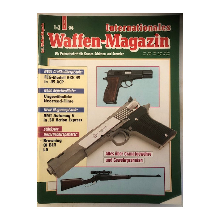 Revue Internationales Waffen-Magazin 1-2 Janv 94 et21