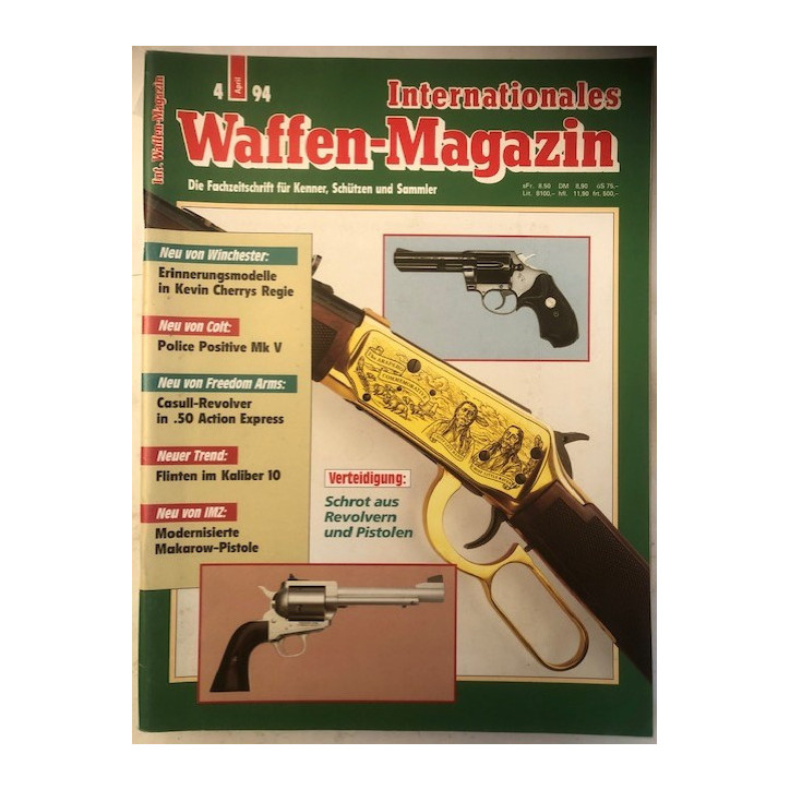 Revue Internationales Waffen-Magazin 4 Avril 94 et21