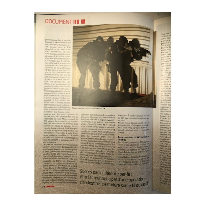 Revue Commando Magazine : La guerre secrète des SAS en Irak et21