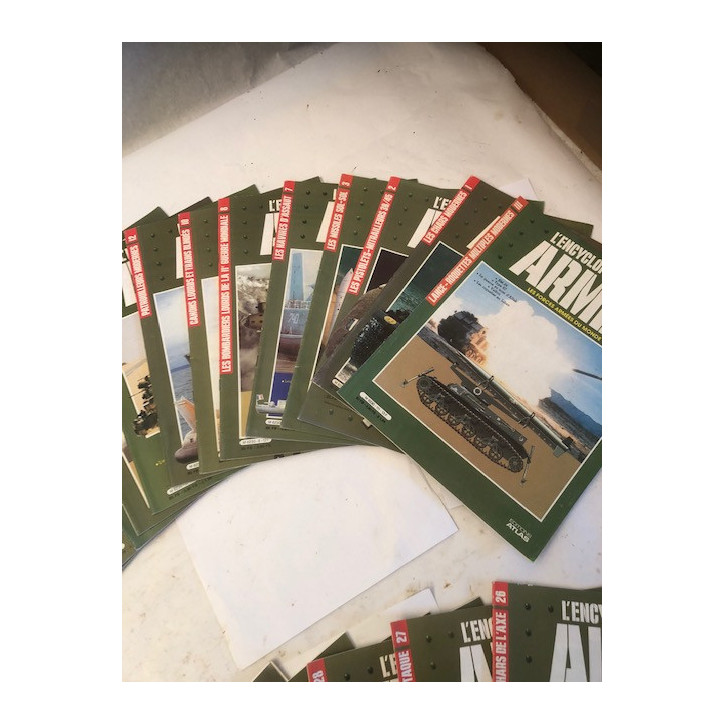 Lot Revues L'Encyclopédie des armes - lot de 27 revues