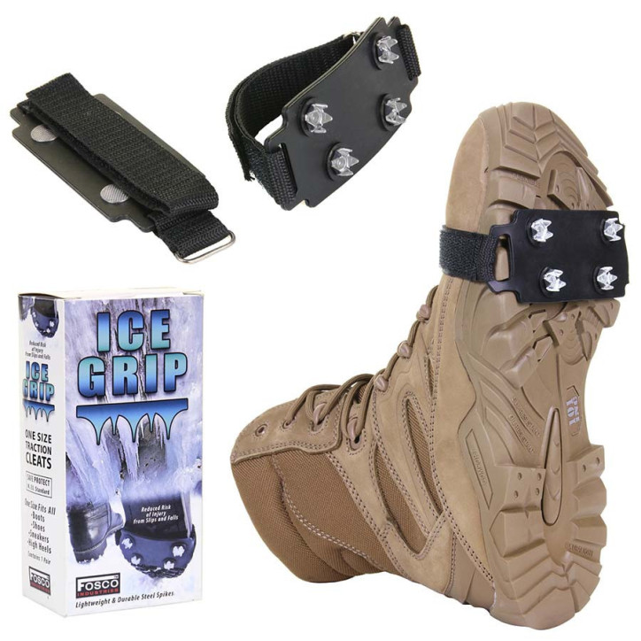 Ice grip pair for ice and snow