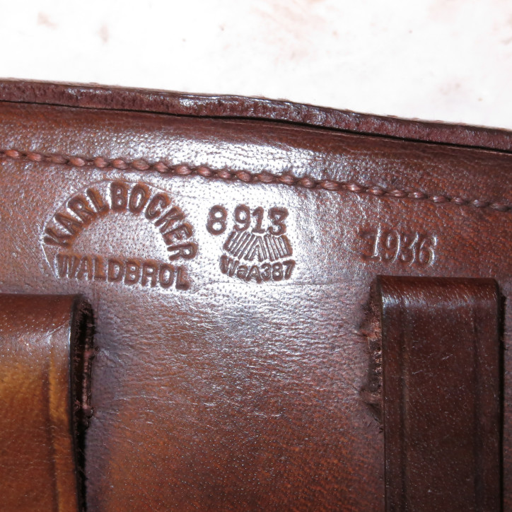 Leather holster P08 Luger 1936 