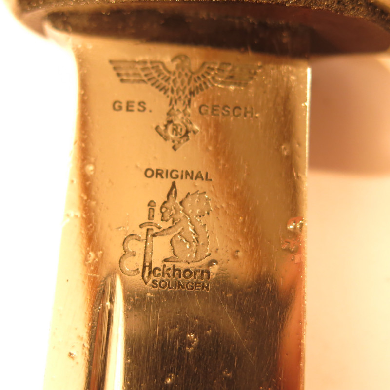 Dague fendoir allemandr TeNo Carl Eickorn WW2