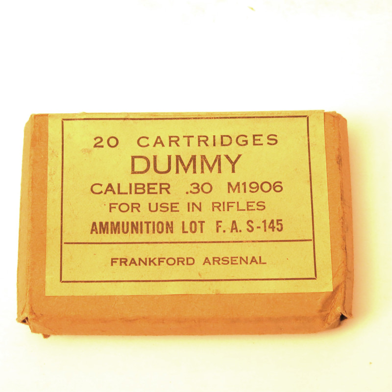 Boite vide 30-06 dummy de   a blanc ref c47