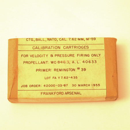 Boite vide 30-06 test pression FA ref c47