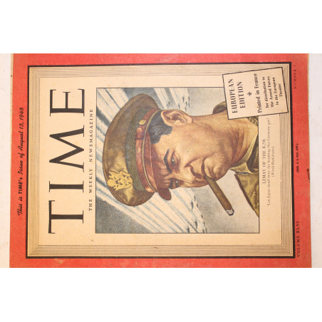 Revue Time european Edition du 13 Aout 1945 No7 : Lemay of the B-29S et22