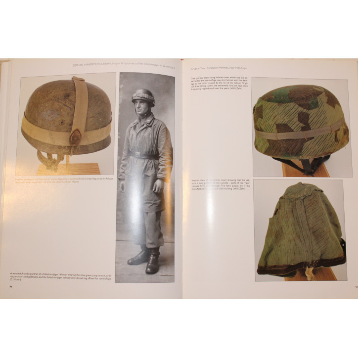 Livre German Paratroops : Uniforms, Insignia & Equipment of the Fallschirmjager in WWII by R. Kurtz et22