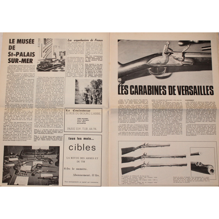 Revue poudre Noire - Gazette des armes No2 Bimestriel sept-oct 1972 et22