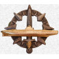 Insigne Drago metal poitrine certificat superieur  sous marinier Marine nationale Francaise 