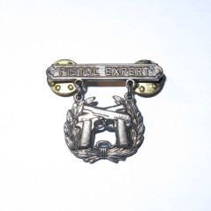 Badge qualification  tireur Colt 45 US Army 1944 bo 52 