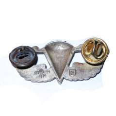 Brevet de parachutiste métal US sterling ref 12 bo 4