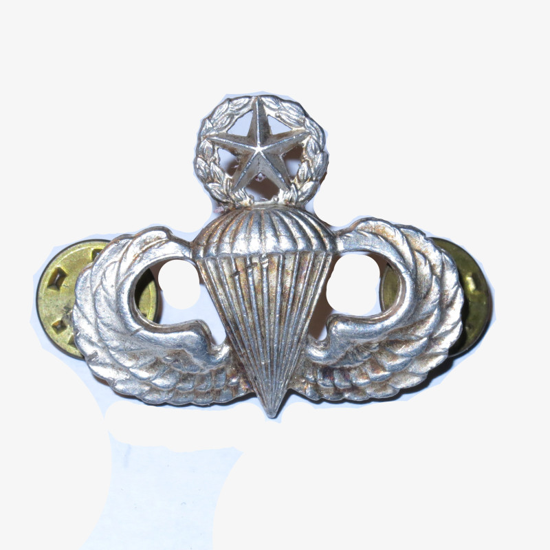 Brevet de parachutiste master métal US sterling ref 16 bo 4