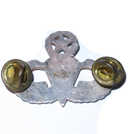 Brevet de parachutiste master métal US sterling ref 16 bo 4