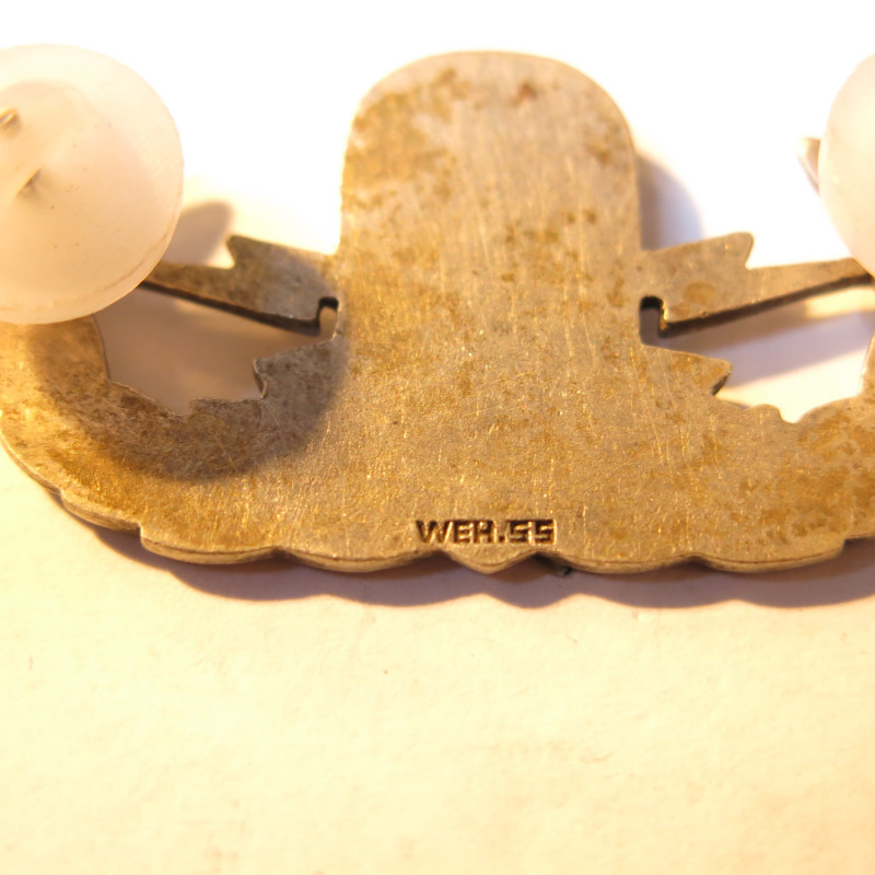 Insigne US Navy maitre des explosif bronze  ref 28 bo4 