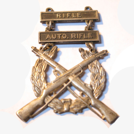 Insigne US Rifle auto rifle Garand ref 30 bo4