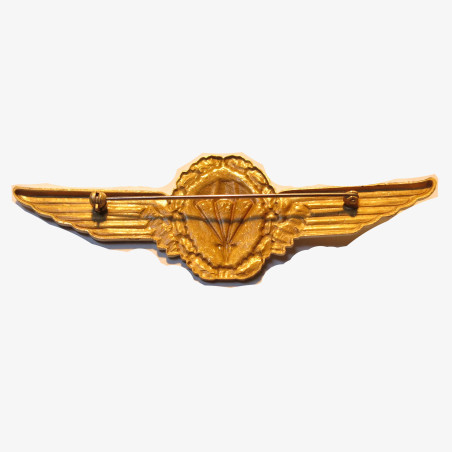 Brevet métal parachutiste Bundeswehr argent à épingle 