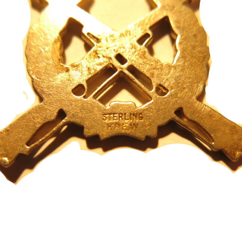 Insigne US Rifle Expert Sterling fusil Garand  ref 29 bo5