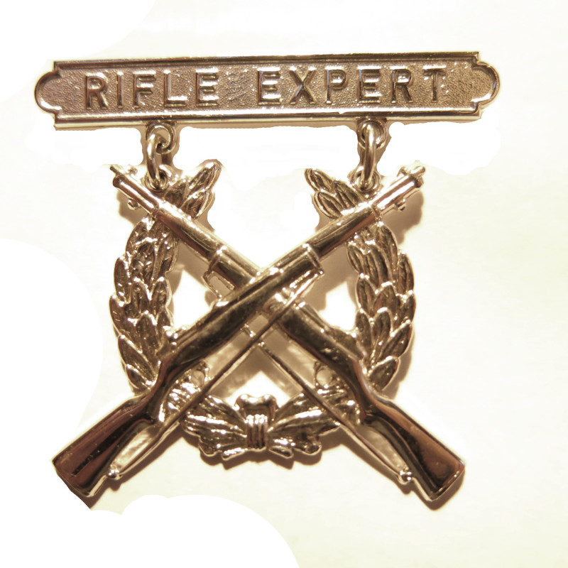 Insigne US Rifle Expert fusil Garand  ref 50 bo5