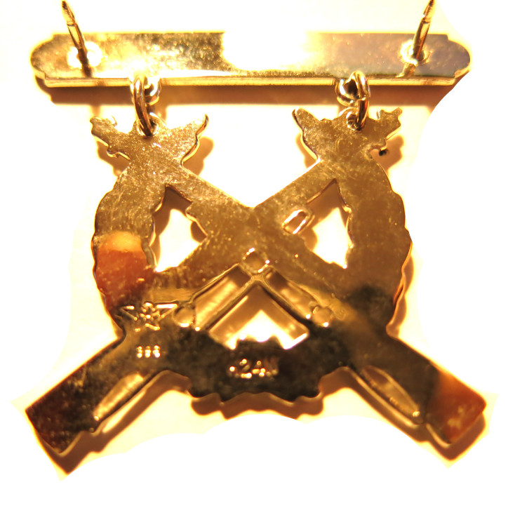 Insigne US Rifle Expert fusil Garand  ref 50 bo5