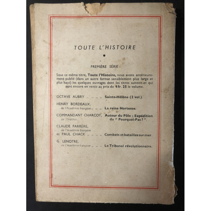 Livre Charleroi et la Marne du Maréchal Joffre