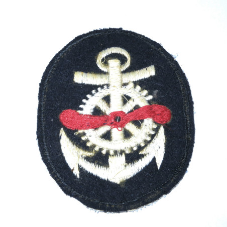 Insigne original  tissu Kriegsmarine   ref 72 bo5