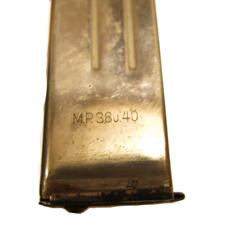 Chargeur neutralisé  MP38 ou MP40 nickelé  original Kur 1943    box  235