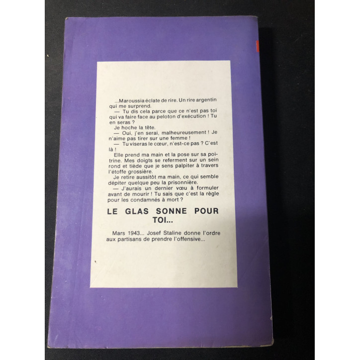 Livre Le glas sonne pour toi de Kurt Gerwitz