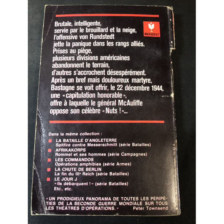Livre Bastogne la bataille des Ardennes