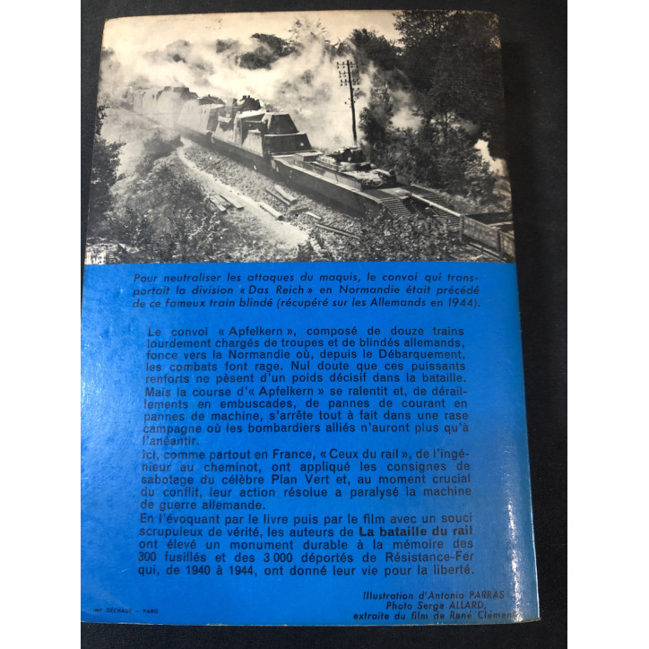 Livre La bataille du rail de R. Clément et C. Audry