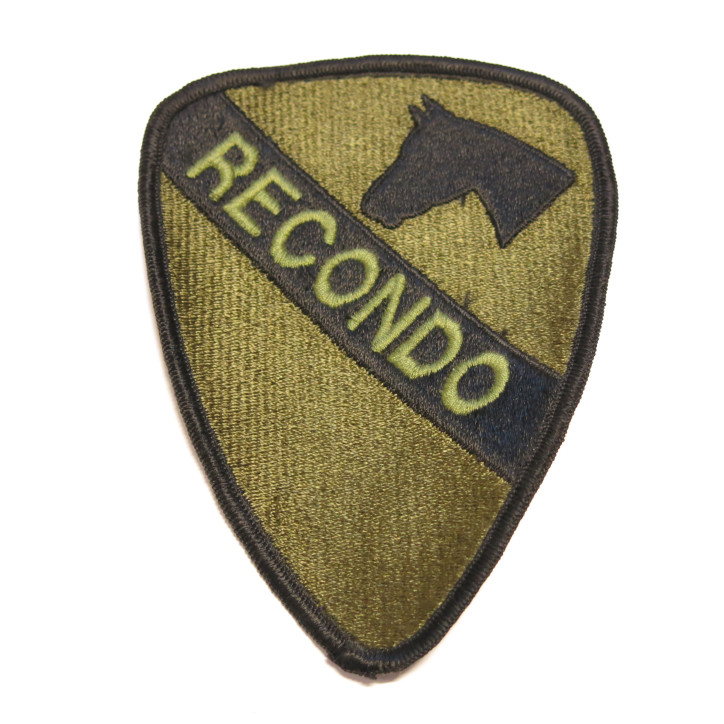 Patch US 1st  cavalry RECONDO division SUBDUE  Vietnam