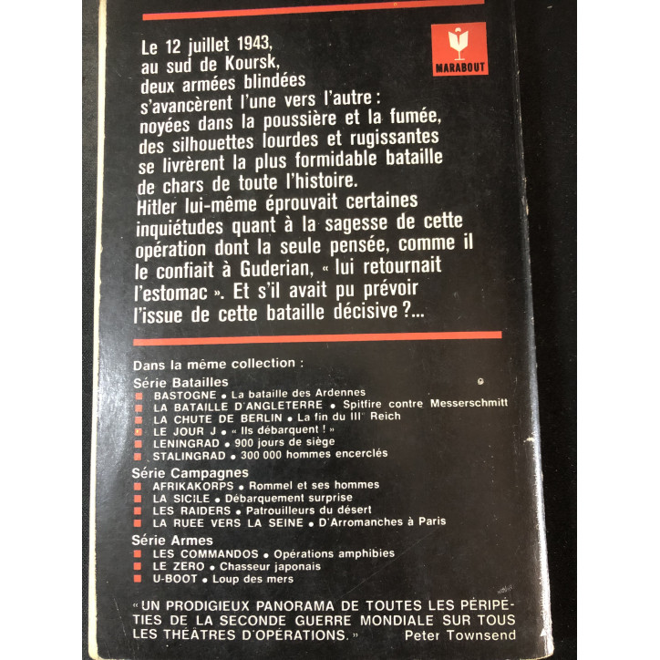 Livre Koursk Le choc des blindés de G. Jukes