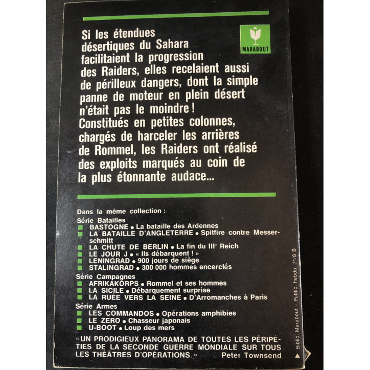 Livre Les Raiders : Patrouilleurs du désert de A. Swinson