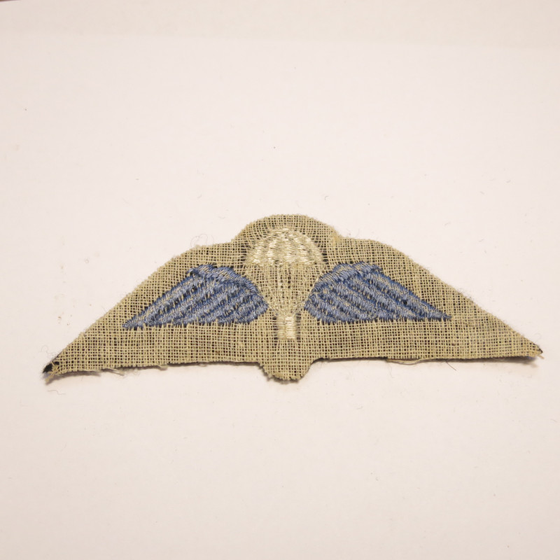 Brevet tissu de parachutiste Anglais 39/45 ref 2   bo38