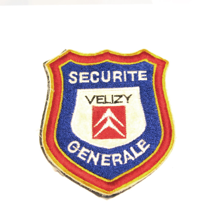 Insigne tissu d'epaule  Securité generale Velizy  ref bo39
