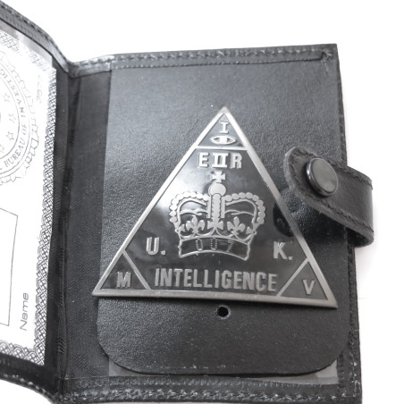 Plaque UK Intelligence US avec cuir ref bo 104